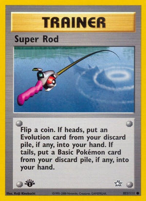 Pokemon TCG - Neo Genesis - Super Rod - 103/111 - Unlimited