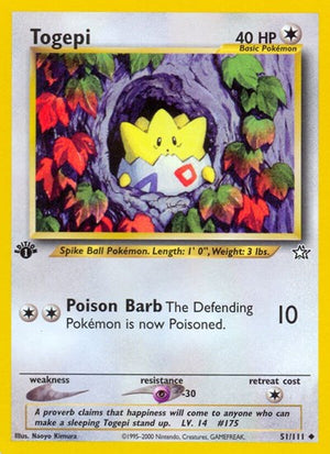 Pokemon TCG - Neo Genesis - Togepi - 051/111 - Unlimited