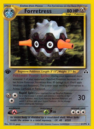 Pokemon TCG - Neo Discovery - Forretress - 21/75 - Unlimited