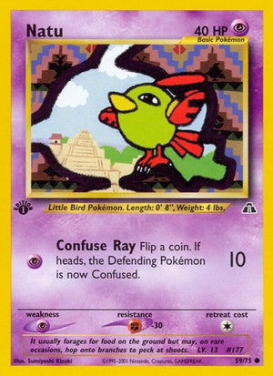 Pokemon TCG - Neo Discovery - Natu - 59/75 - Unlimited