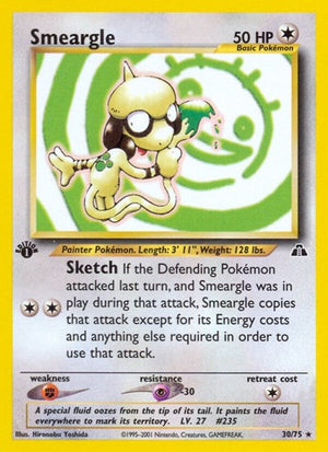 Pokemon TCG - Neo Discovery - Smeargle - 30/75 - Unlimited