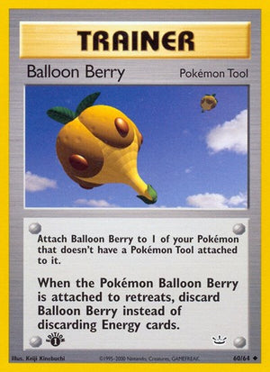 Pokemon TCG - Neo Revelation - Balloon Berry - 60/64 - Unlimited