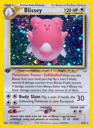 Pokemon TCG - Neo Revelation - Blissey - 02/64 - 1st Edition Holofoil
