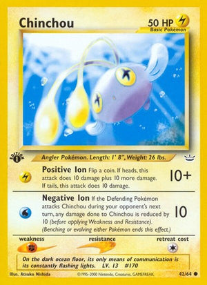 Pokemon TCG - Neo Revelation - Chinchou - 42/64 - Unlimited
