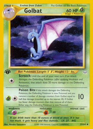 Pokemon TCG - Neo Revelation - Golbat - 29/64 - Unlimited