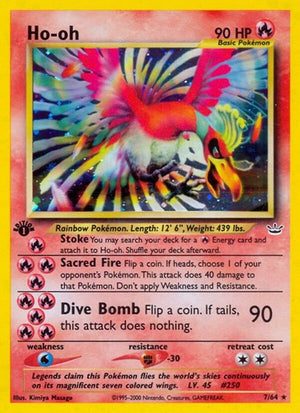 Pokemon TCG - Neo Revelation - Ho-oh - 07/64 - Unlimited Holofoil