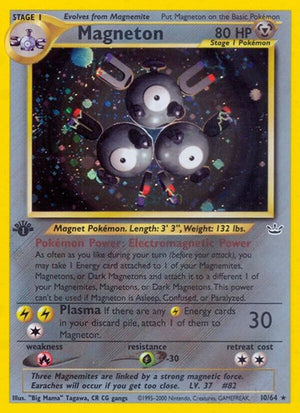 Pokemon TCG - Neo Revelation - Magneton - 10/64 - Unlimited Holofoil