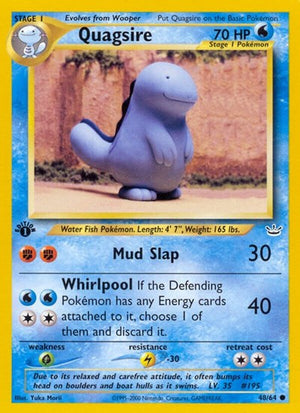 Pokemon TCG - Neo Revelation - Quagsire - 48/64 - 1st Edition