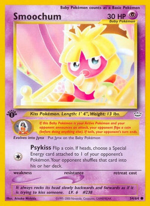 Pokemon TCG - Neo Revelation - Smoochum - 54/64 - 1st Edition