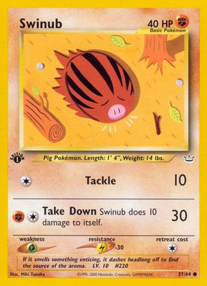 Pokemon TCG - Neo Revelation - Swinub - 57/64 - Unlimited