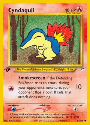 Pokemon TCG - Neo Destiny - Cyndaquil - 061/105 - Unlimited
