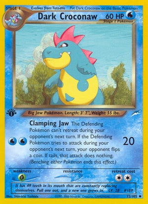 Pokemon TCG - Neo Destiny - Dark Croconaw - 032/105 - Unlimited