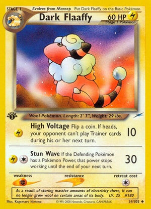 Pokemon TCG - Neo Destiny - Dark Flaaffy - 034/105 - Unlimited