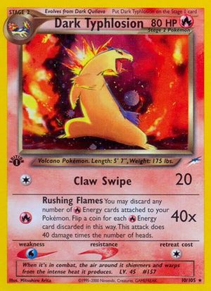 Pokemon TCG - Neo Destiny - Dark Typhlosion - 010/105 - Unlimited Holofoil