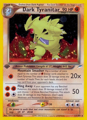 Pokemon TCG - Neo Destiny - Dark Tyranitar - 011/105 - Unlimited Holofoil