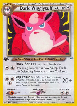 Pokemon TCG - Neo Destiny - Dark Wigglytuff - 040/105 - Unlimited