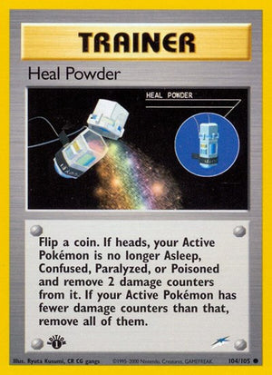 Pokemon TCG - Neo Destiny - Heal Powder - 104/105 - Unlimited