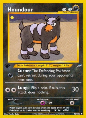 Pokemon TCG - Neo Destiny - Houndour - 043/105 - Unlimited