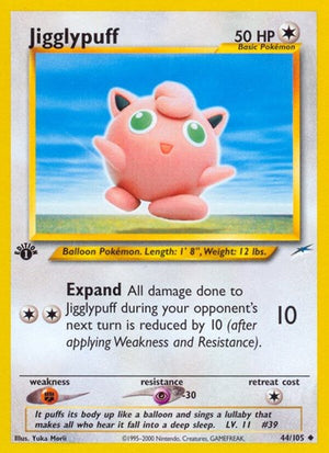 Pokemon TCG - Neo Destiny - Jigglypuff - 044/105 - Unlimited