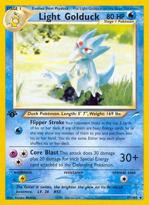 Pokemon TCG - Neo Destiny - Light Golduck - 047/105 - Unlimited