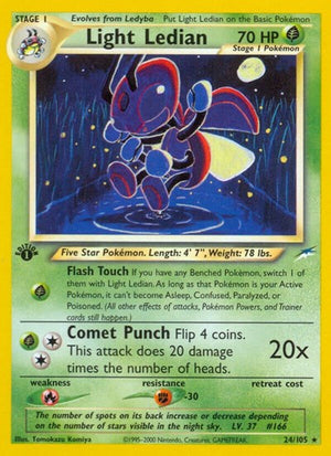 Pokemon TCG - Neo Destiny - Light Ledian - 024/105 - Unlimited