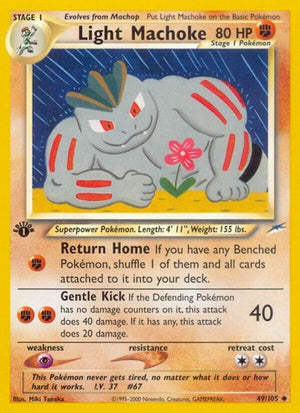 Pokemon TCG - Neo Destiny - Light Machoke - 049/105 - Unlimited