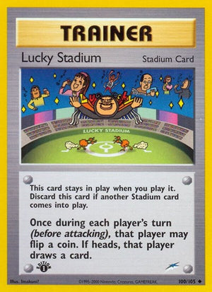 Pokemon TCG - Neo Destiny - Lucky Stadium - 100/105 - 1st Edition