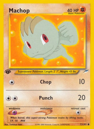 Pokemon TCG - Neo Destiny - Machop - 073/105 - Unlimited