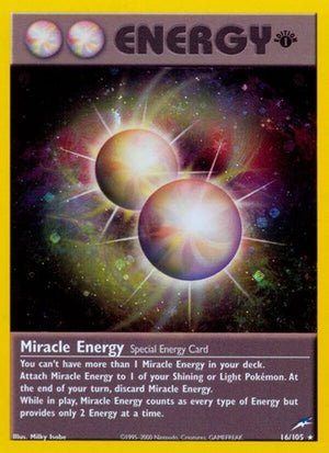 Pokemon TCG - Neo Destiny - Miracle Energy - 016/105 - Unlimited Holofoil