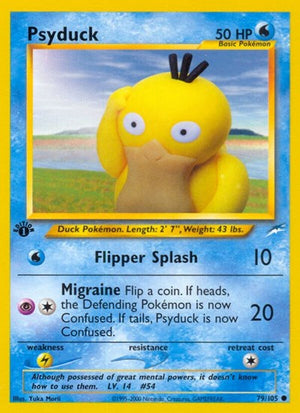 Pokemon TCG - Neo Destiny - Psyduck - 079/105 - Unlimited