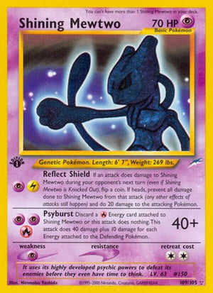 Pokemon TCG - Neo Destiny - Shining Mewtwo - 109/105 - Unlimited Holofoil