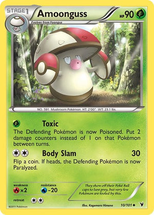 Pokemon TCG - Noble Victories - Amoonguss - 10/101