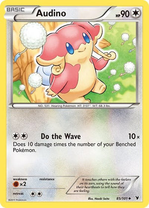 Pokemon TCG - Noble Victories - Audino - 85/101