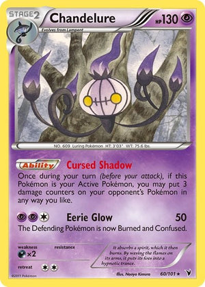 Pokemon TCG - Noble Victories - Chandelure - 60/101