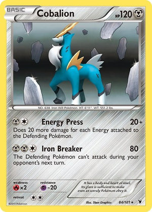 Pokemon TCG - Noble Victories - Cobalion - 84/101 - Holofoil