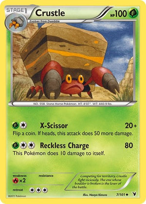 Pokemon TCG - Noble Victories - Crustle - 7/101
