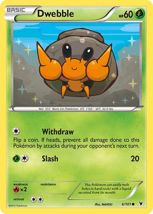 Pokemon TCG - Noble Victories - Dwebble - 6/101