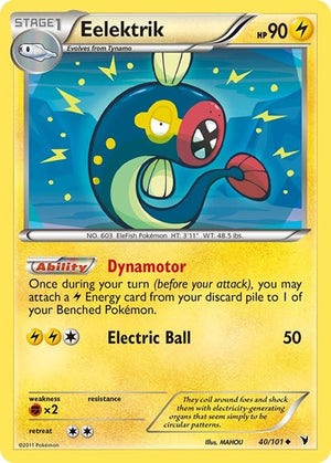 Pokemon TCG - Noble Victories - Eelektrik - 40/101
