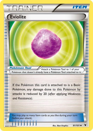 Pokemon TCG - Noble Victories - Eviolite - 91/101