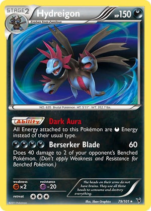 Pokemon TCG - Noble Victories - Hydreigon - 79/101 - Holofoil
