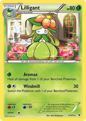 Pokemon TCG - Noble Victories - Lilligant - 5/101 - Reverse Holofoil