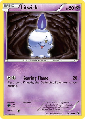 Pokemon TCG - Noble Victories - Litwick - 57/101