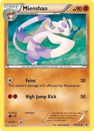 Pokemon TCG - Noble Victories - Mienshao - 70/101