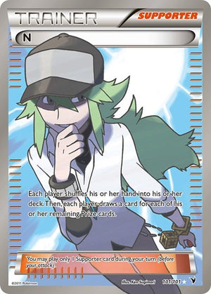 Pokemon TCG - Noble Victories - N - 101/101 - Holofoil