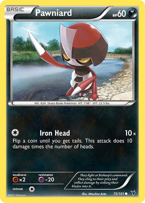 Pokemon TCG - Noble Victories - Pawniard - 75/101