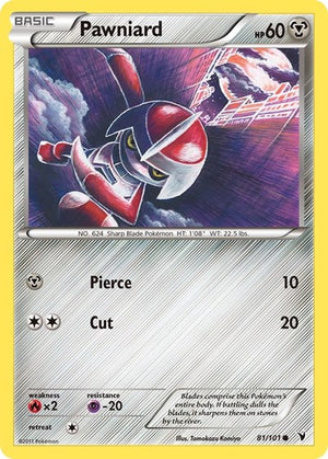 Pokemon TCG - Noble Victories - Pawniard - 81/101