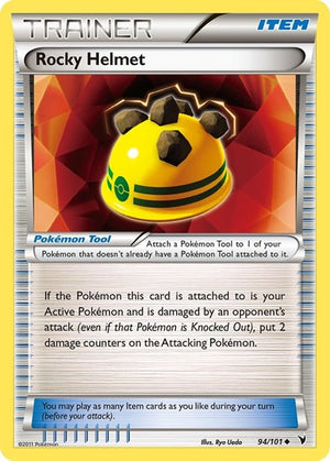 Pokemon TCG - Noble Victories - Rocky Helmet - 94/101 - Reverse Holofoil