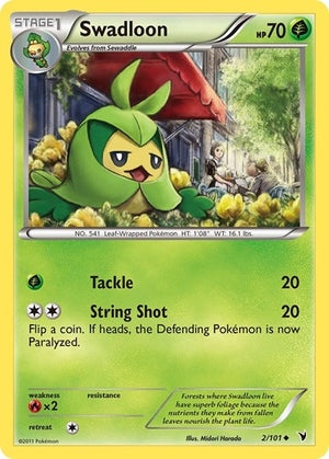 Pokemon TCG - Noble Victories - Swadloon - 2/101