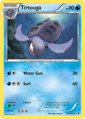 Pokemon TCG - Noble Victories - Tirtouga - 25/101