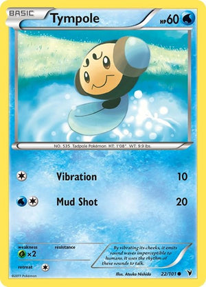 Pokemon TCG - Noble Victories - Tympole - 22/101 - Reverse Holofoil